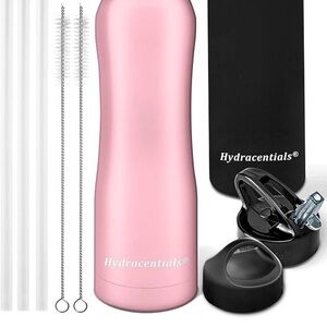 Hydracentials Pink Water Bottle Set
